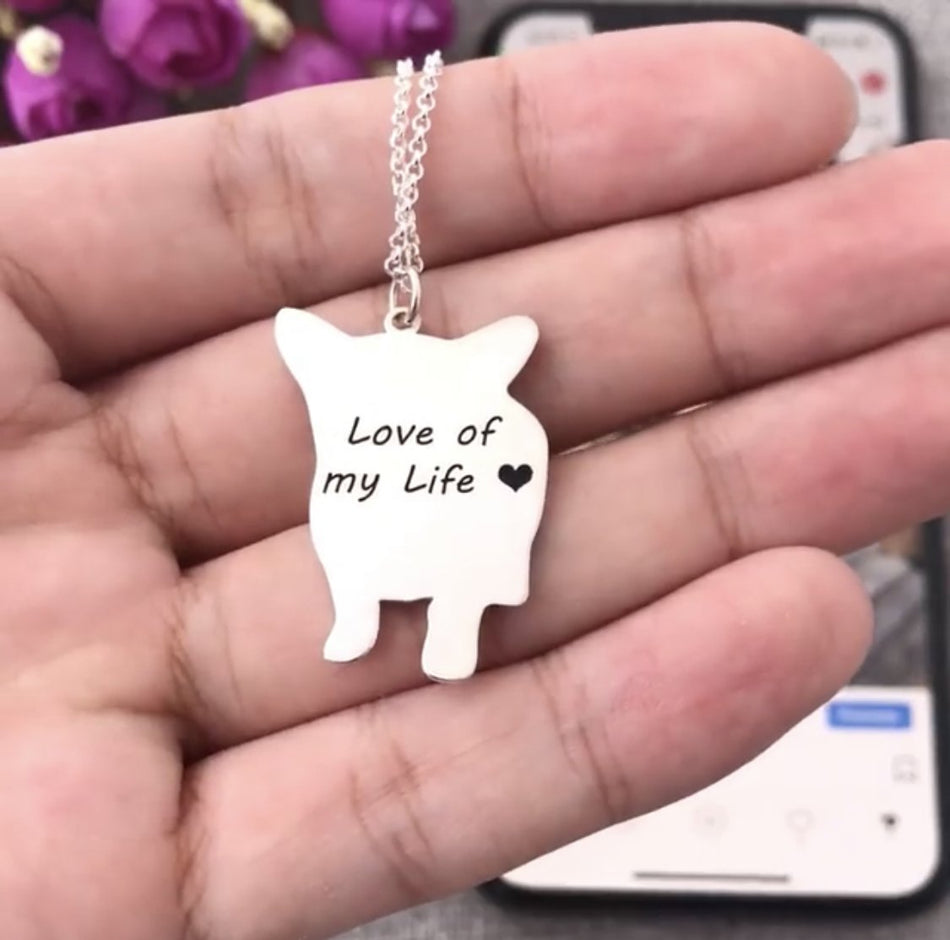 Collier personnalisé de votre animal en argent sterling 925! - Aristocracy Family