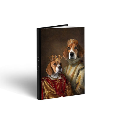 Télécharger Peinture d'un Chien Beagle avec Collier et Cravate PNG
